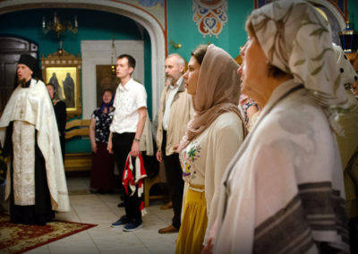 В праздник Вознесения Господня на петербургском подворье Коневского монастыря совершены праздничные богослужения.