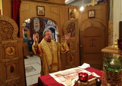 В праздник Радоницы епископ Выборгский и Приозерский Игнатий совершил Божественную литургию на петербургском подворье Коневского монастыря