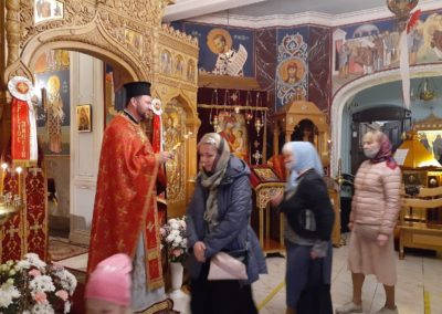 День памяти обретения мощей преподобного Арсения Коневского молитвенно встретили на петербургском подворье монастыря
