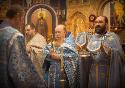 Праздник Покрова Пресвятой Богородицы молитвенно встретили на петербургском подворье Коневского Рождество-Богородичного монастыря