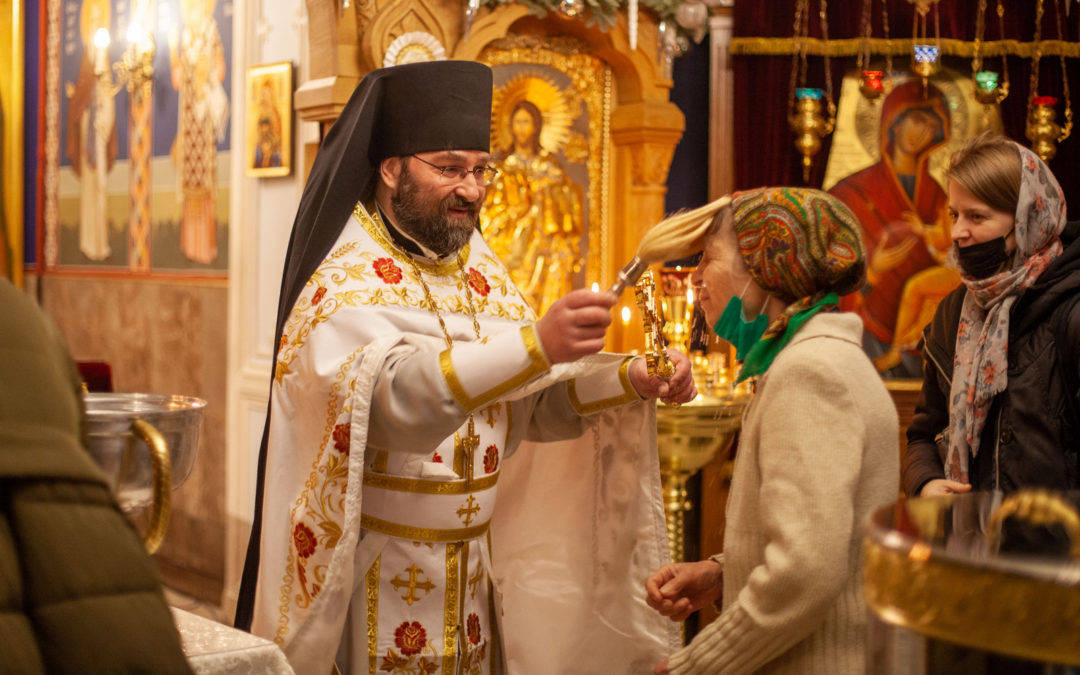 Праздник Крещения Господня встретили на петербургском подворье Коневской обители