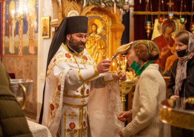 Праздник Крещения Господня встретили на петербургском подворье Коневской обители