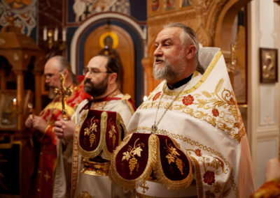 Наместник Коневского монастыря возглавил Божественную литургию на петербургском подворье обители в Неделю о расслабленном