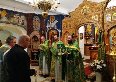 Память преподобного Арсения молитвенно встретили на петербургском подворье Коневского монастыря