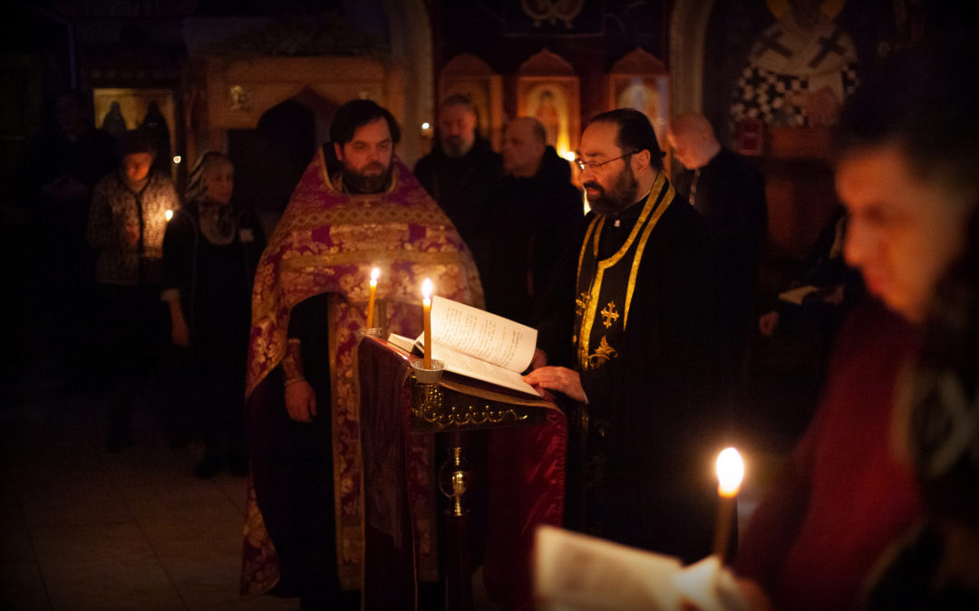 Чтение Великого канона преподобного Андрея Критского совершается на петербургском подворье Коневского монастыря
