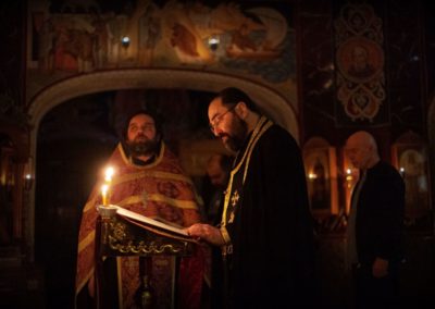 Уставные богослужения «Мариина стояния» совершены на петербургском подворье Коневского монастыря
