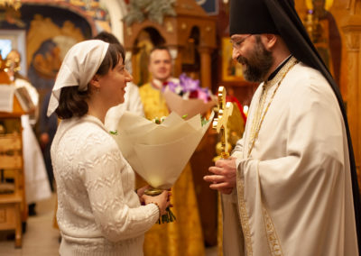 Неделю Торжества Православия молитвенно встретили на петербургском подворье Коневского монастыря