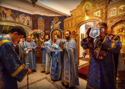 На петербургском подворье Коневской обители торжественно встретили престольный праздник