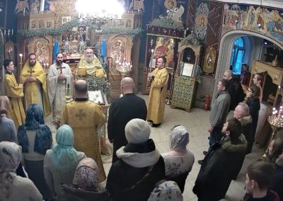 В Неделю 37-ю по Пятидесятнице наместник Коневской обители совершил Литургию на петербургском подворье монастыря