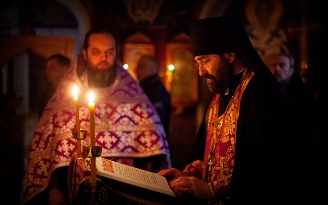 Уставные богослужения Мариина стояния совершены на петербургском подворье Коневского монастыря