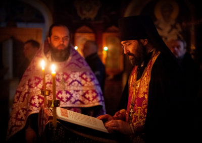 Уставные богослужения Мариина стояния совершены на петербургском подворье Коневского монастыря