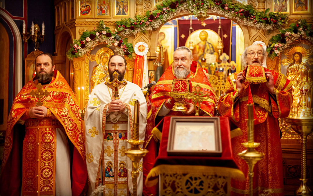Праздник Антипасхи на петербургском подворье Коневского монастыря возглавил наместник архимандрит Александр