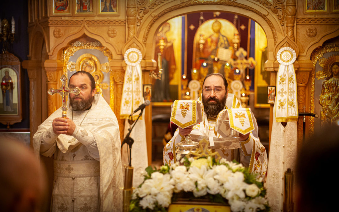 Праздник Вознесения Господня молитвенно встретили на петербургском подворье Коневского монастыря
